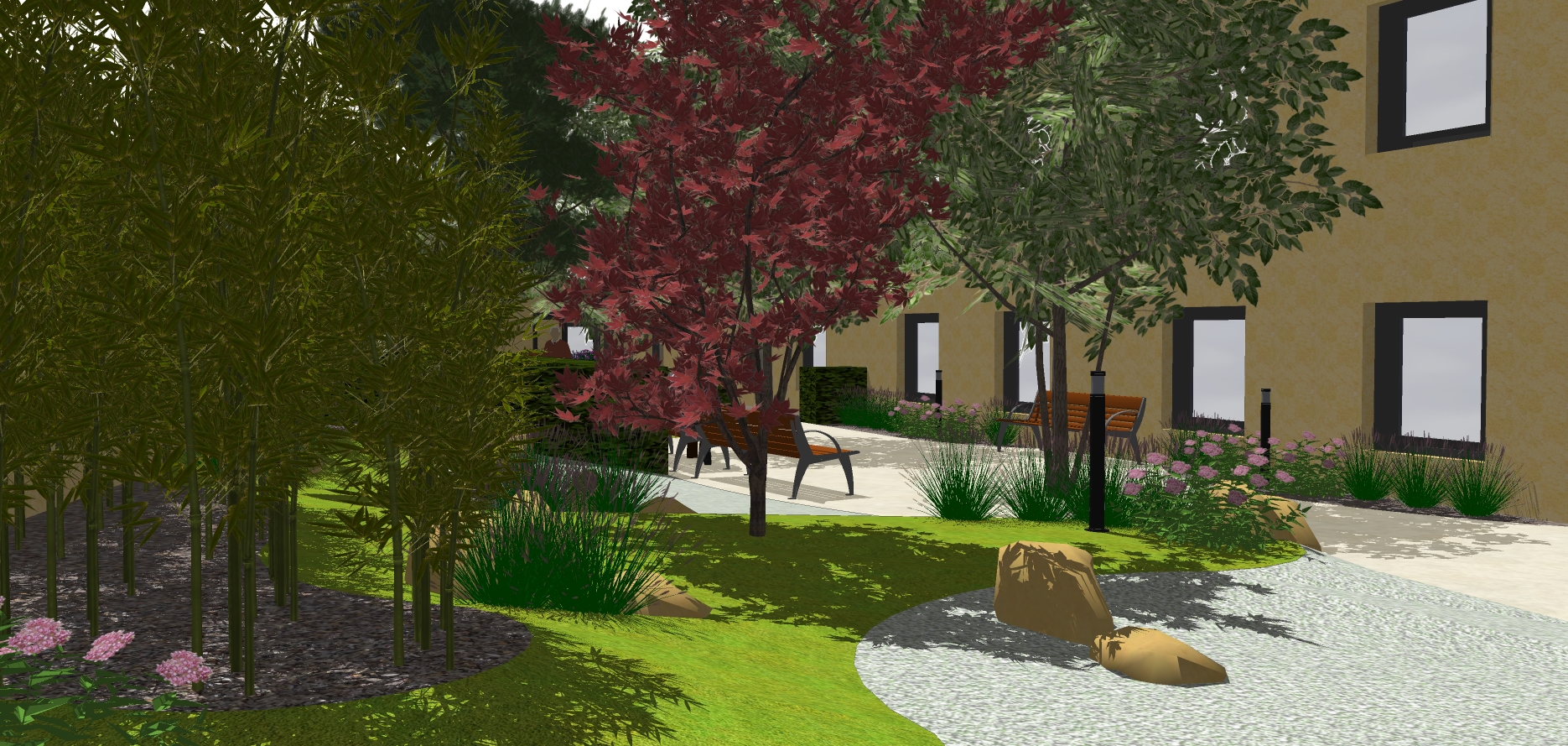 Jardin thérapeutique - Lyon - EMS- 2014 